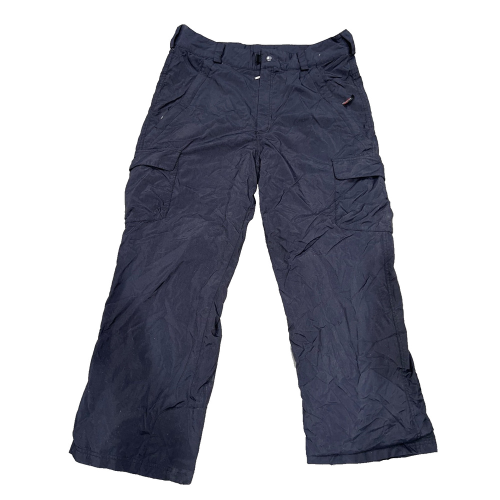 Obermeyer Cargo men Ski Snowboarding Pant Black Powder Cuffs Large A003187